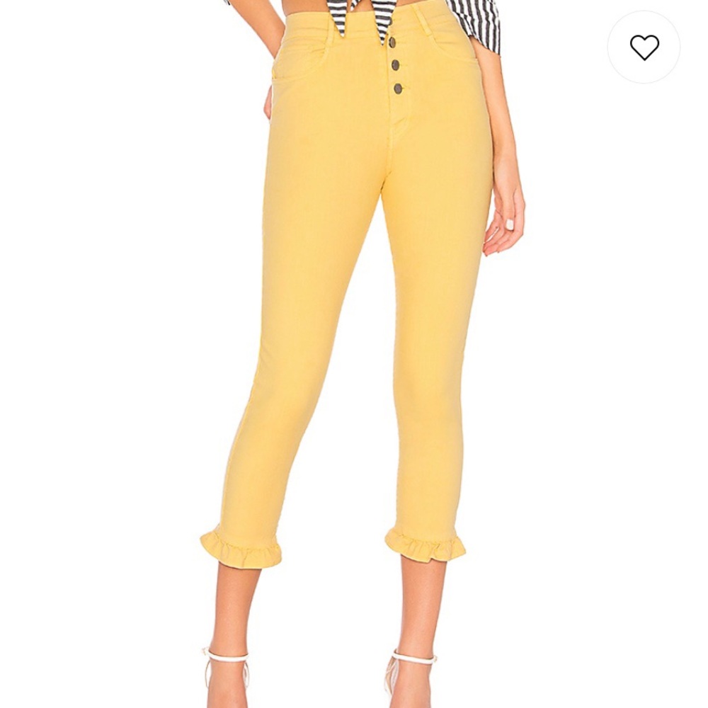 Capulet buttermilk/yellow color jeans